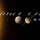 The solar system.